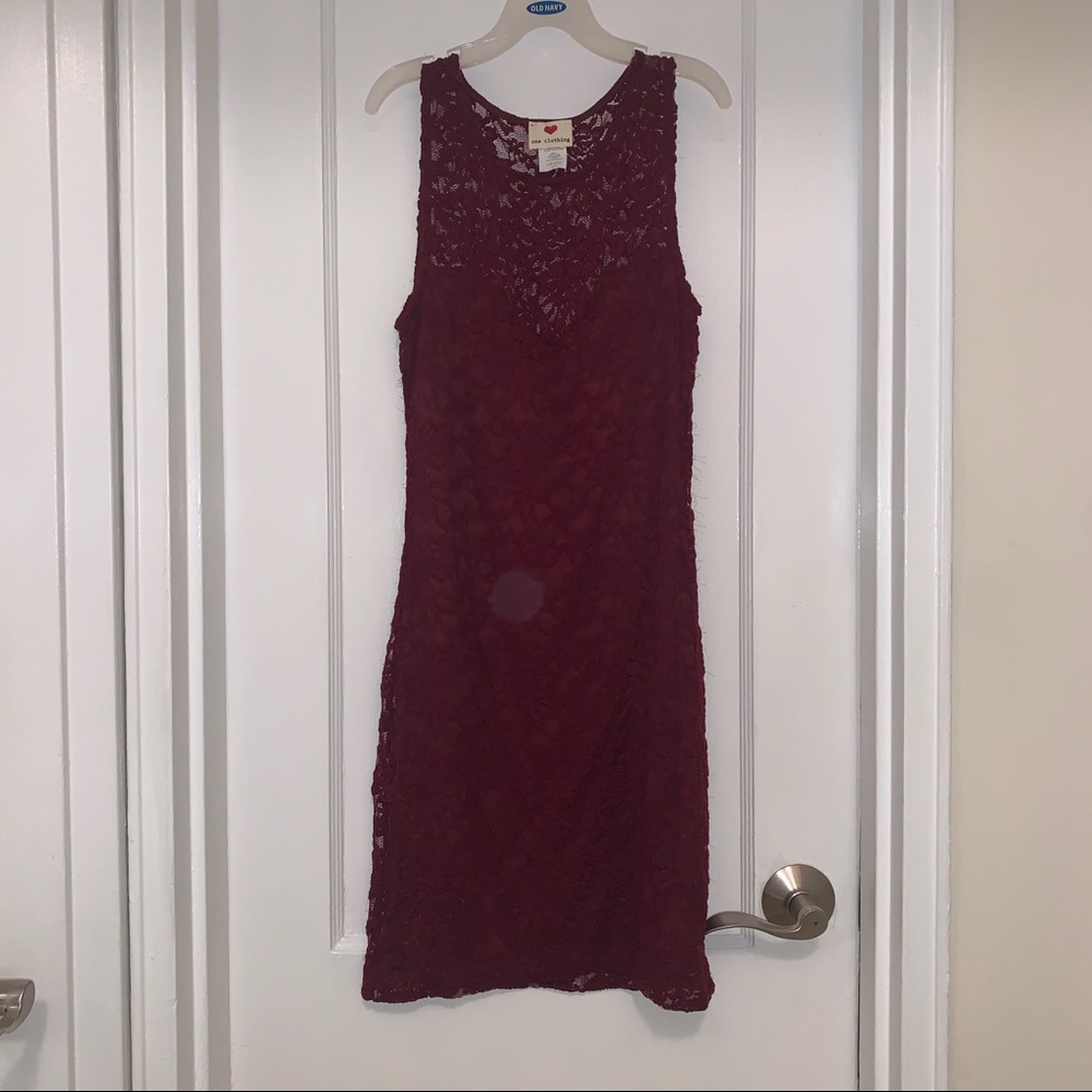OneClothing Maroon Dress